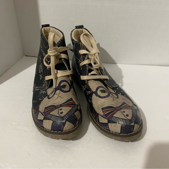 GOBY Women’s Shoes " Fancy Cat Ankle Boots size 9.5 - Picture 3 of 6